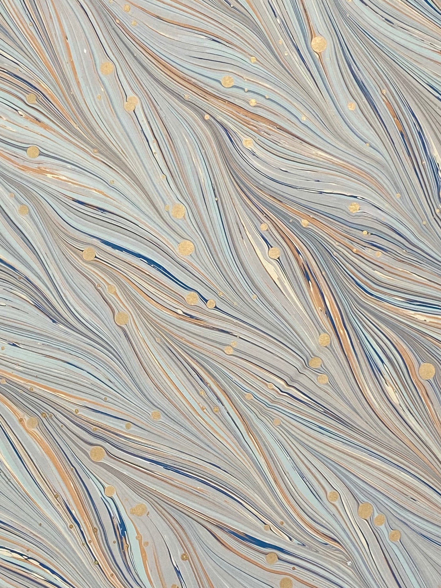 Full Sheet Hand-Marbled Paper P516