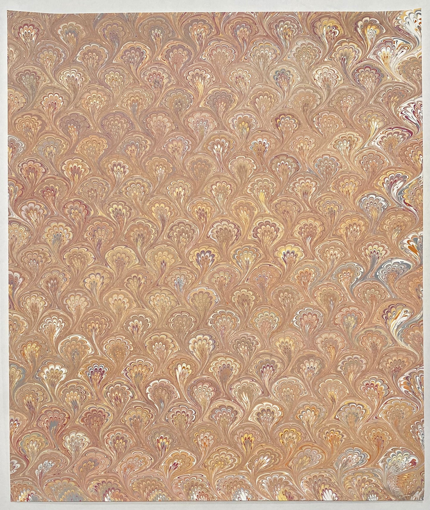 17x20 Hand-Marbled Paper P550