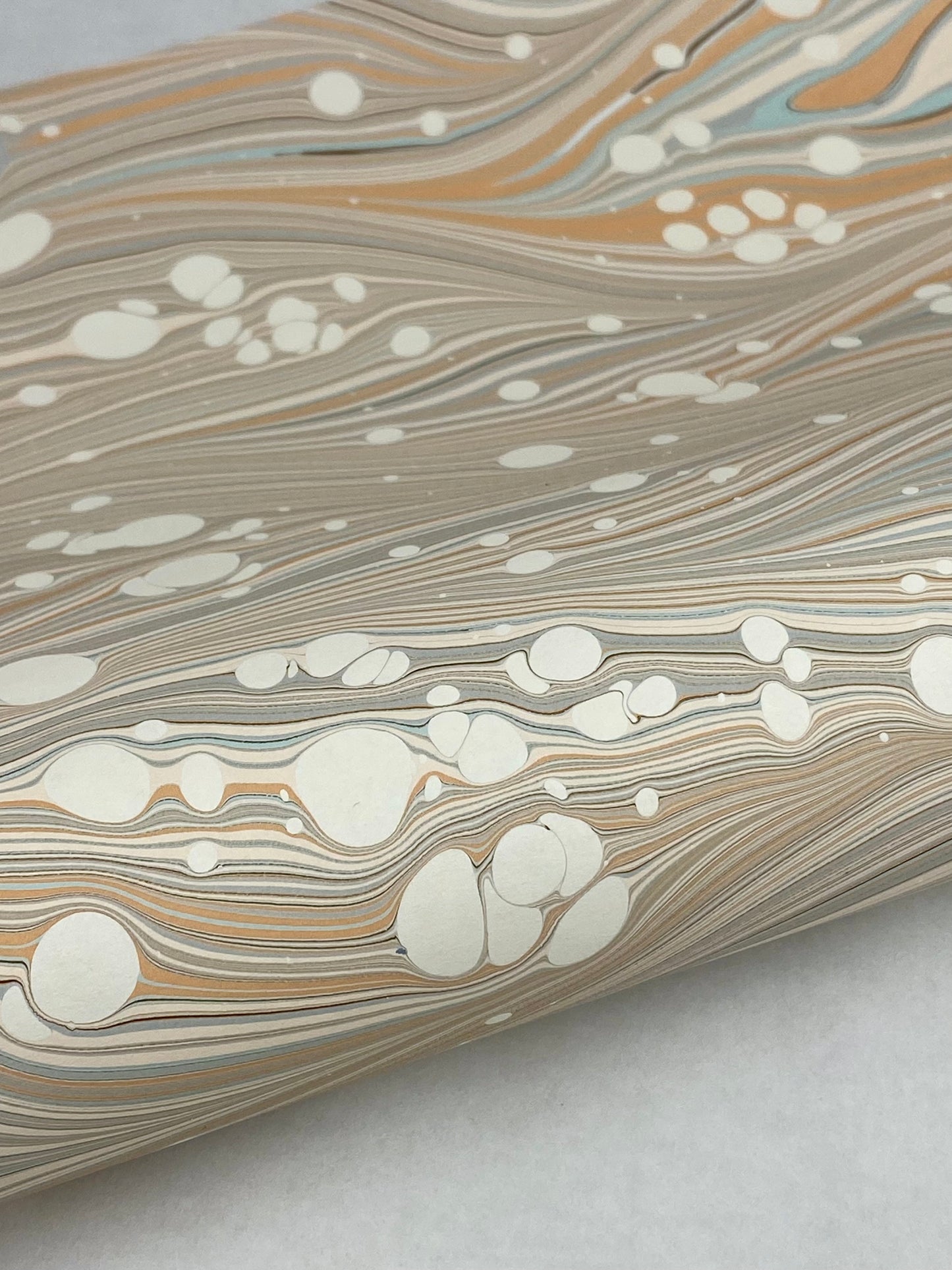 17x20 Hand-Marbled Paper P544