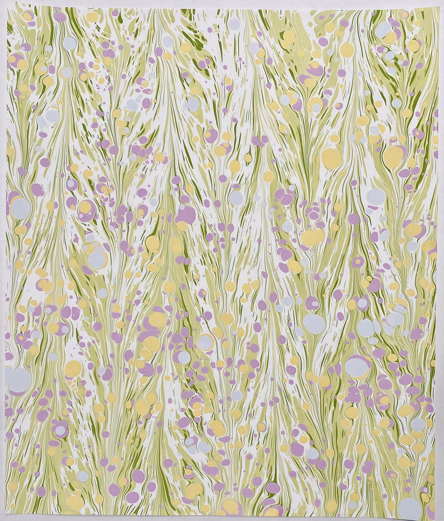 17x20 Hand-Marbled Paper P558