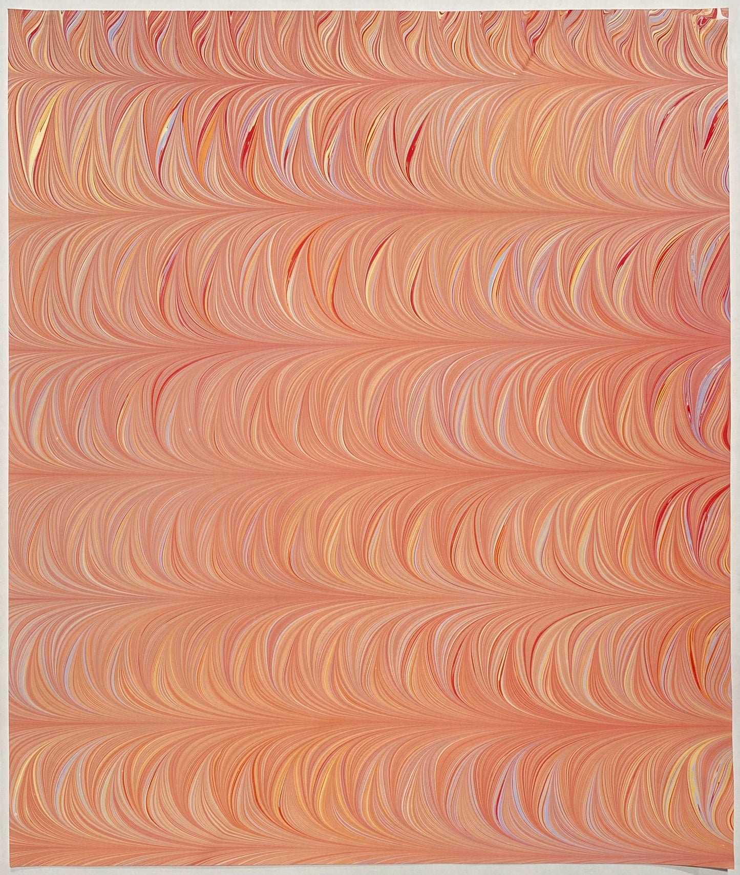 17x20 Hand-Marbled Paper P555