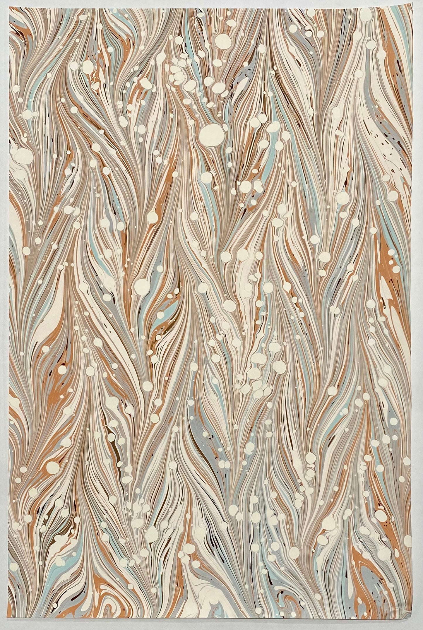 Half-Sheet Hand-Marbled Paper P542H