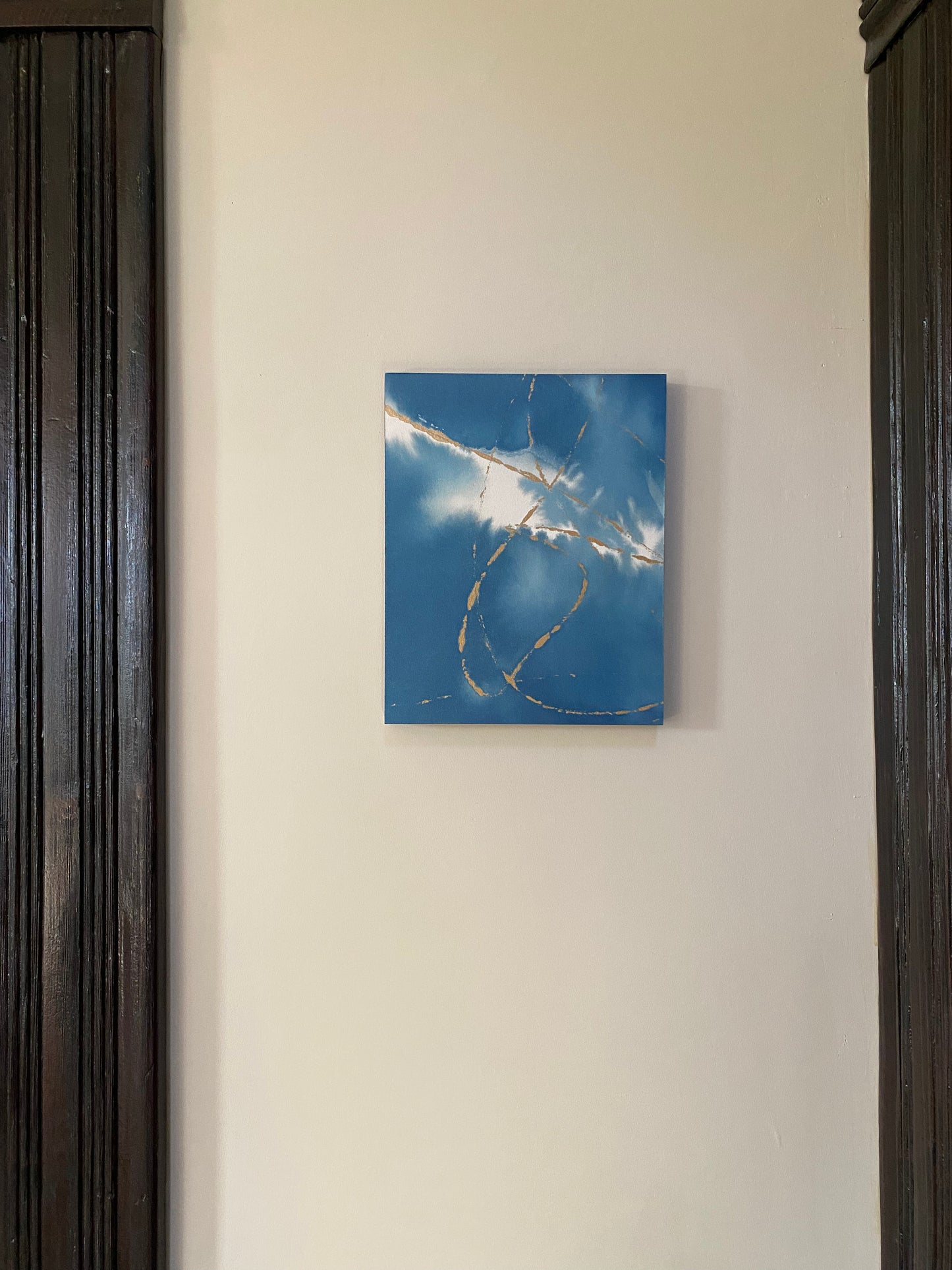 Original Cyanotype 8x10, Wall Art, Shelf Art
