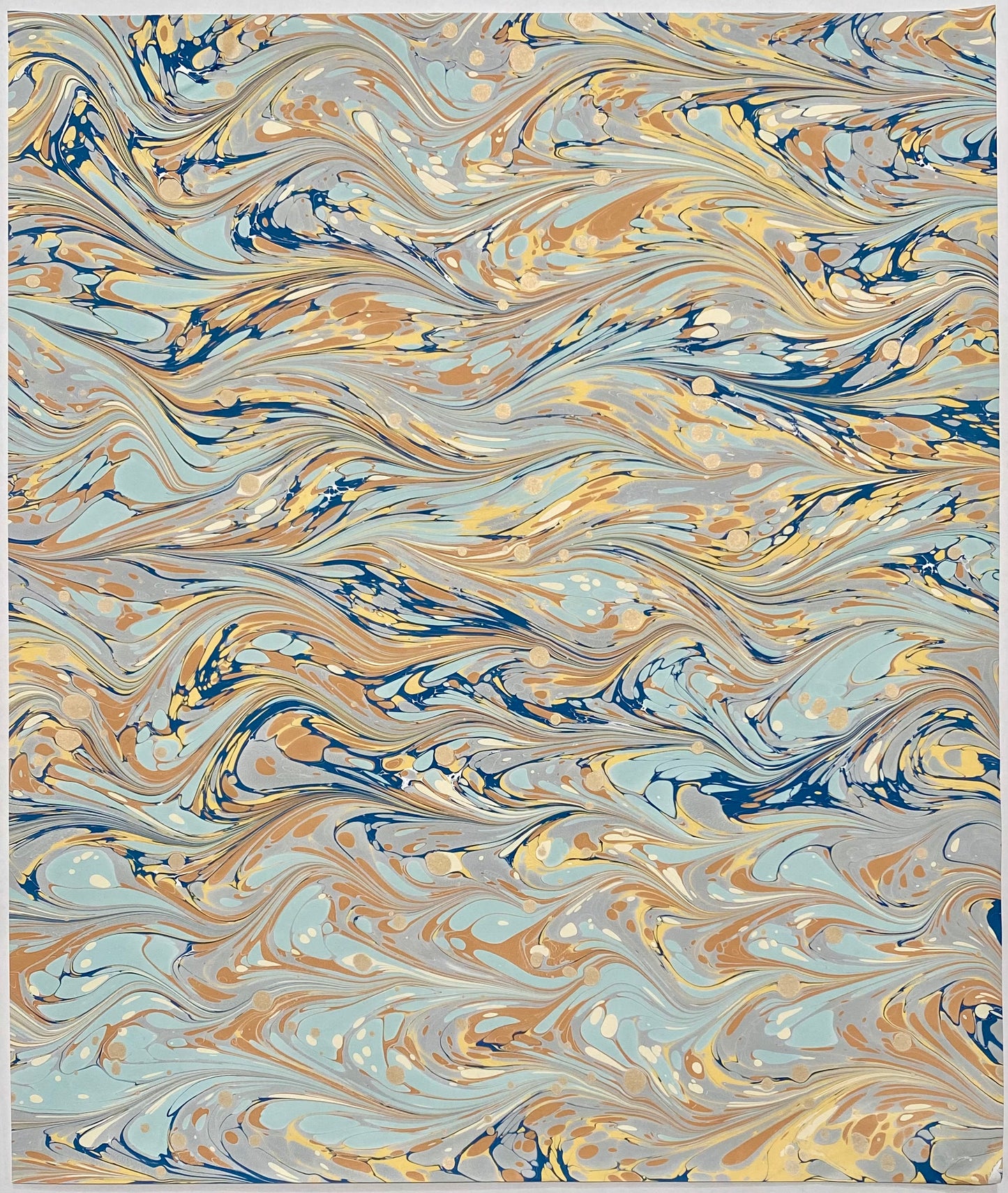 17x20 Hand-Marbled Paper P551