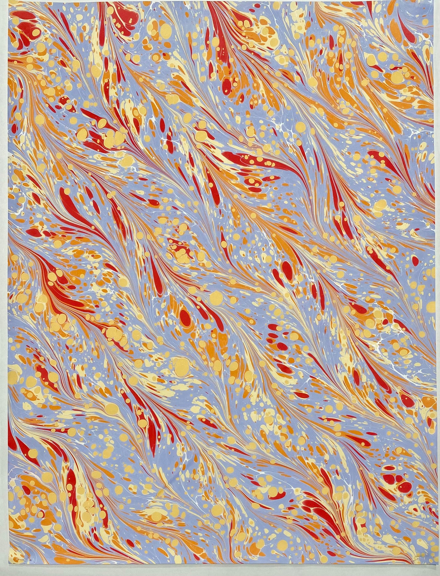 Full Sheet Hand-Marbled Paper P526