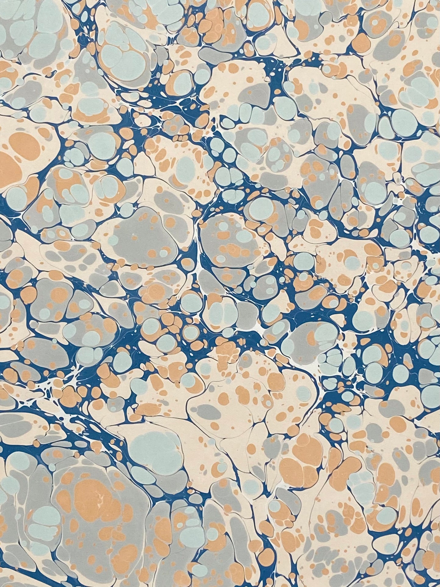 17x20 Hand-Marbled Paper P547