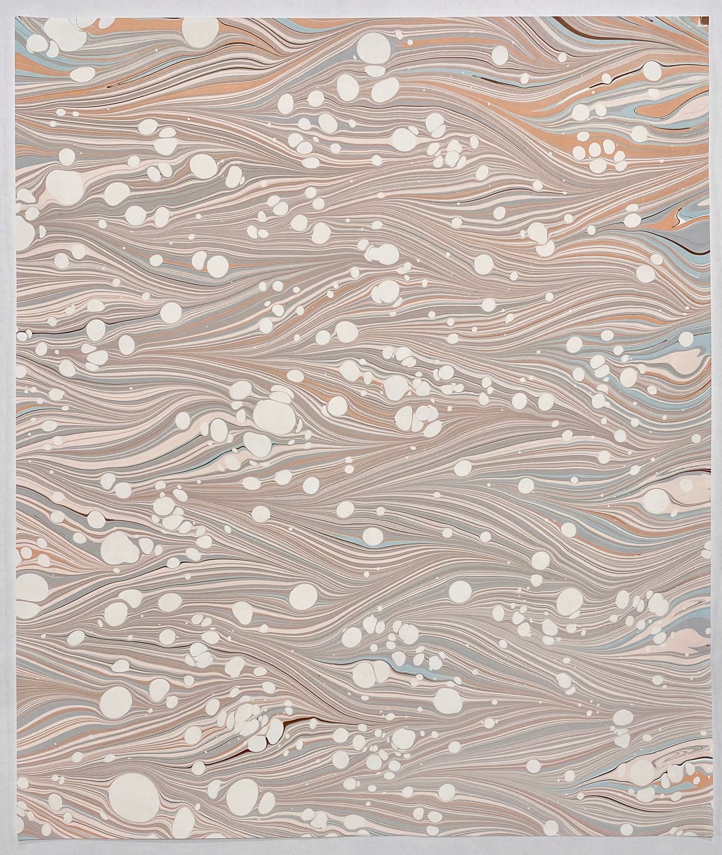 17x20 Hand-Marbled Paper P544