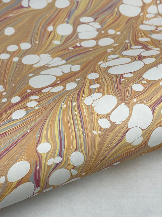 17x20 Hand-Marbled Paper P549