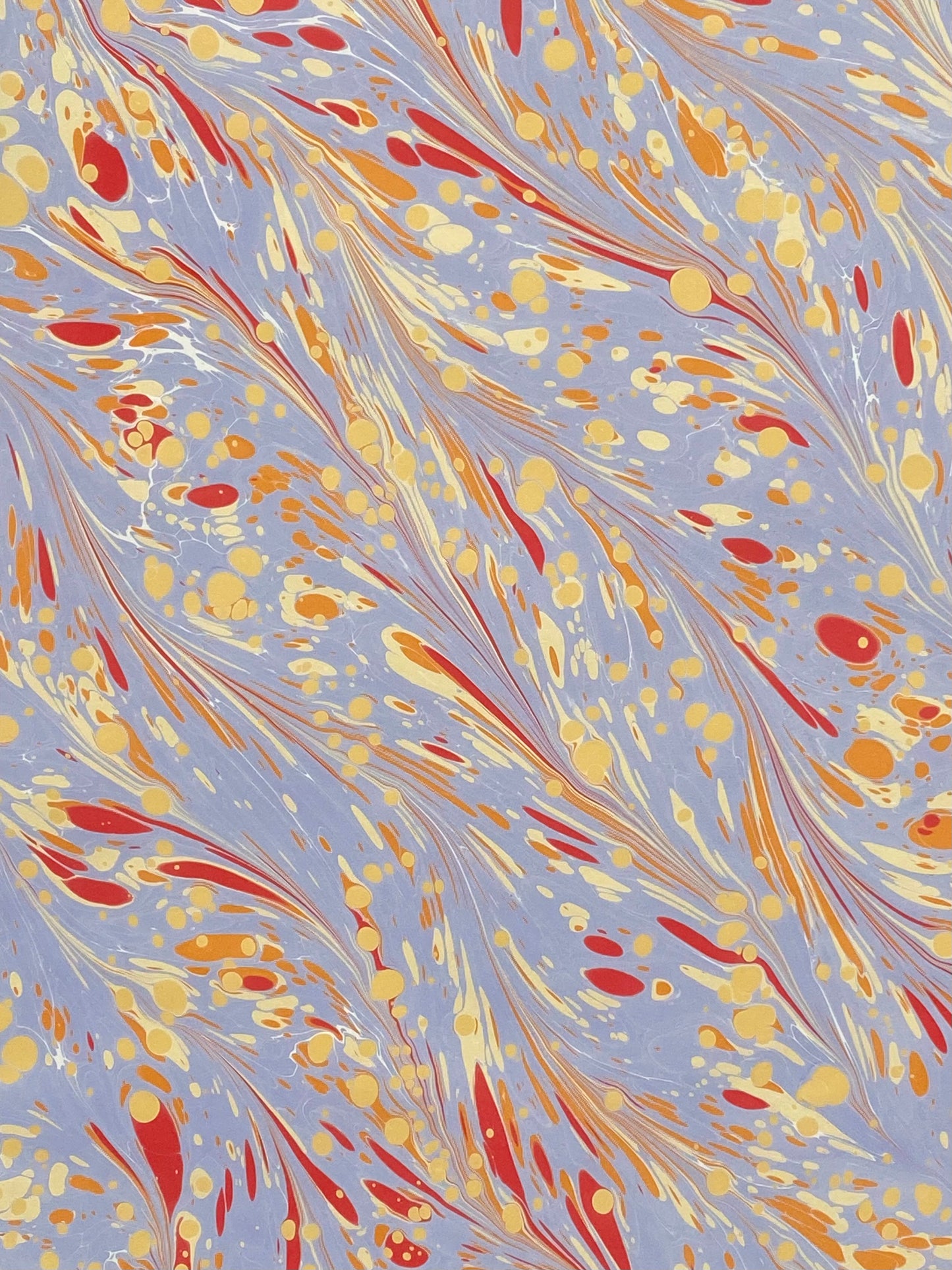 Half-Sheet Hand-Marbled Paper P538H