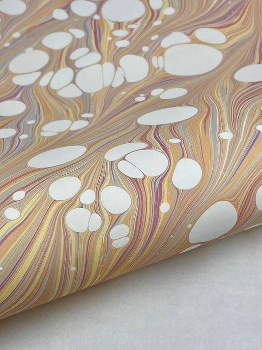17x20 Hand-Marbled Paper P548