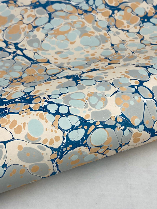 17x20 Hand-Marbled Paper P547