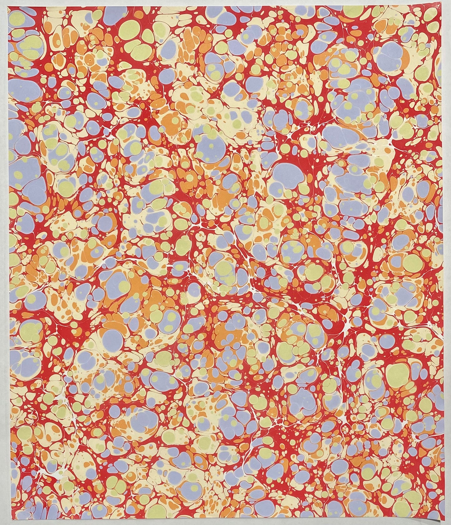 17x20 Hand-Marbled Paper P560