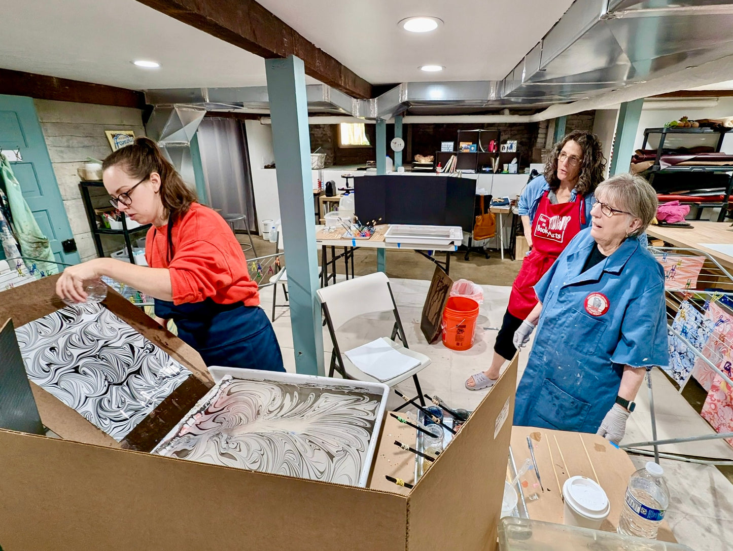 Private Party - Full DayPaper Marbling Experience (materials fee will be added to listed price)