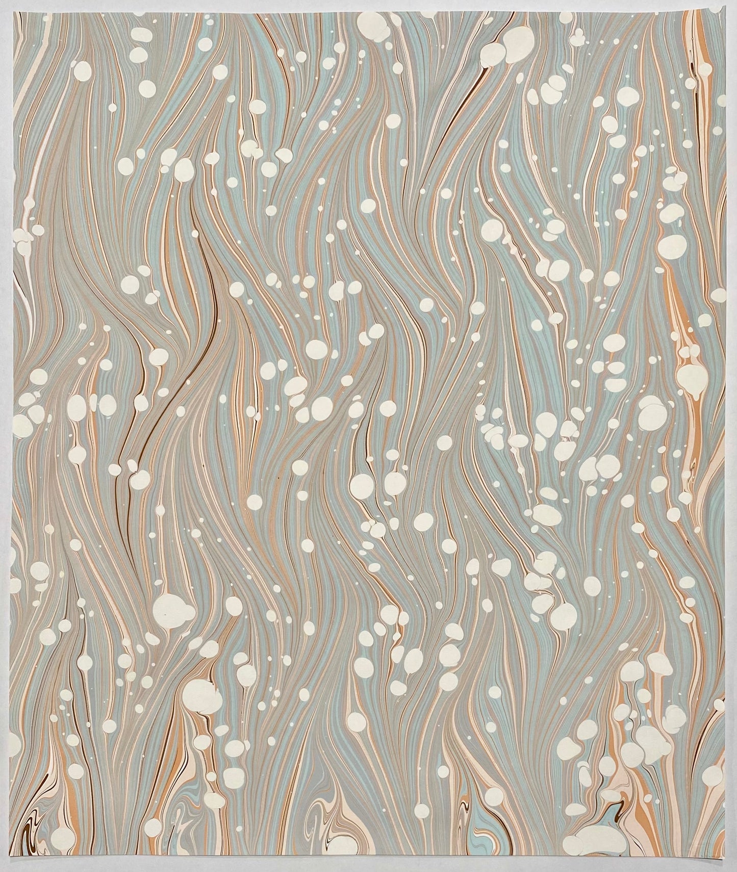 17x20 Hand-Marbled Paper P545
