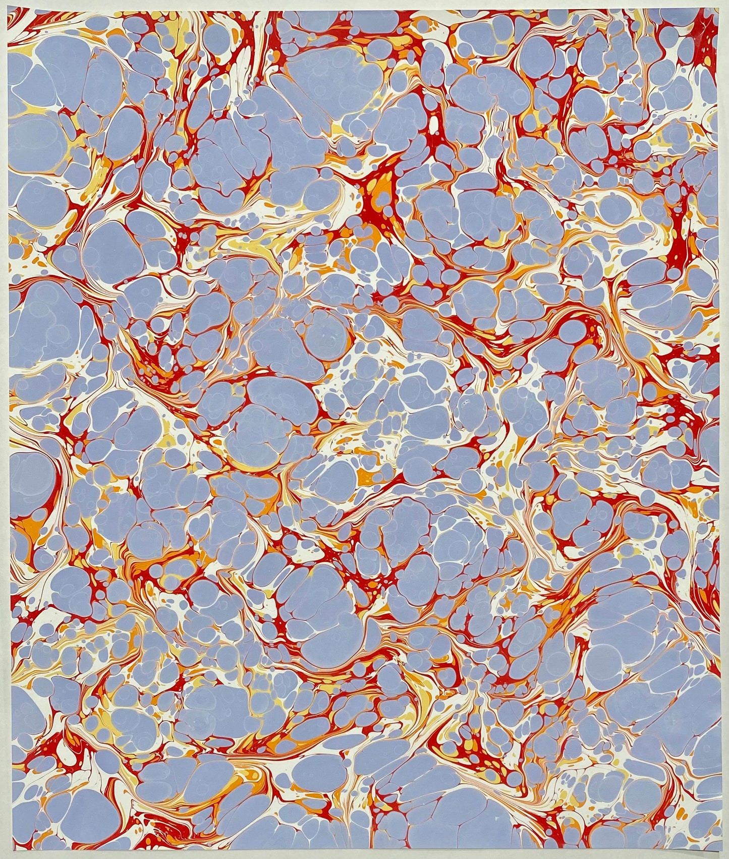 17x20 Hand-Marbled Paper P557