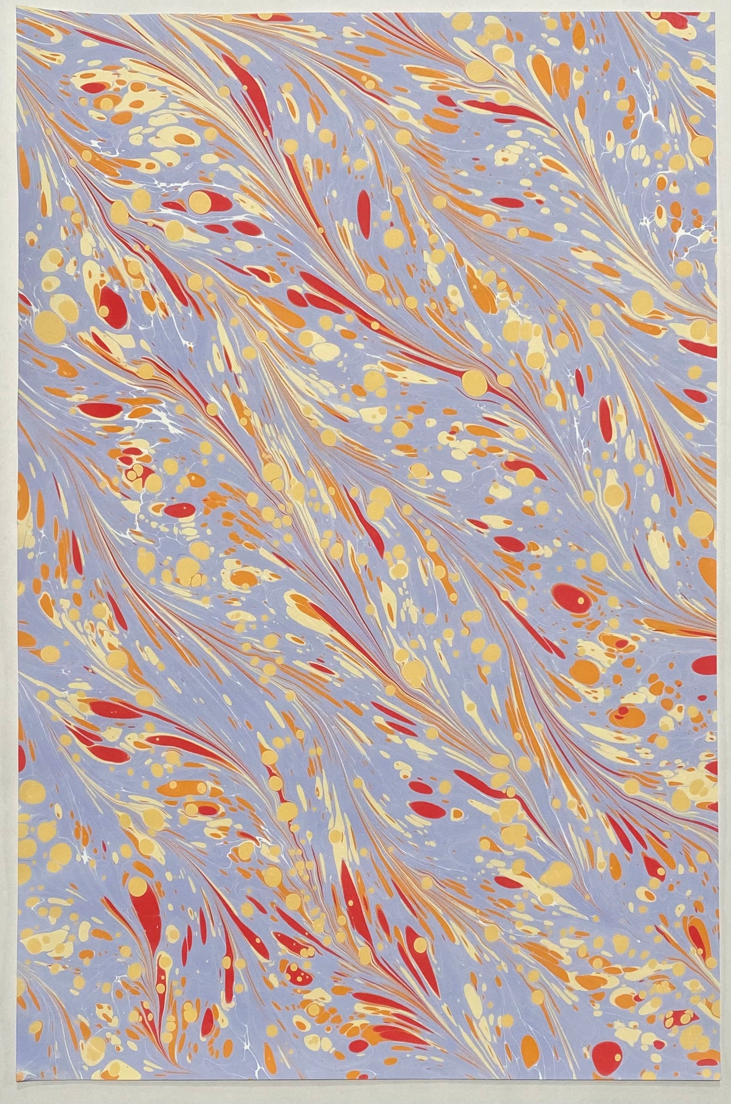 Half-Sheet Hand-Marbled Paper P538H