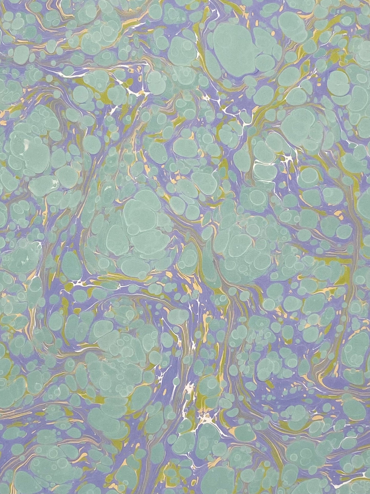 17x20 Hand-Marbled Paper P553