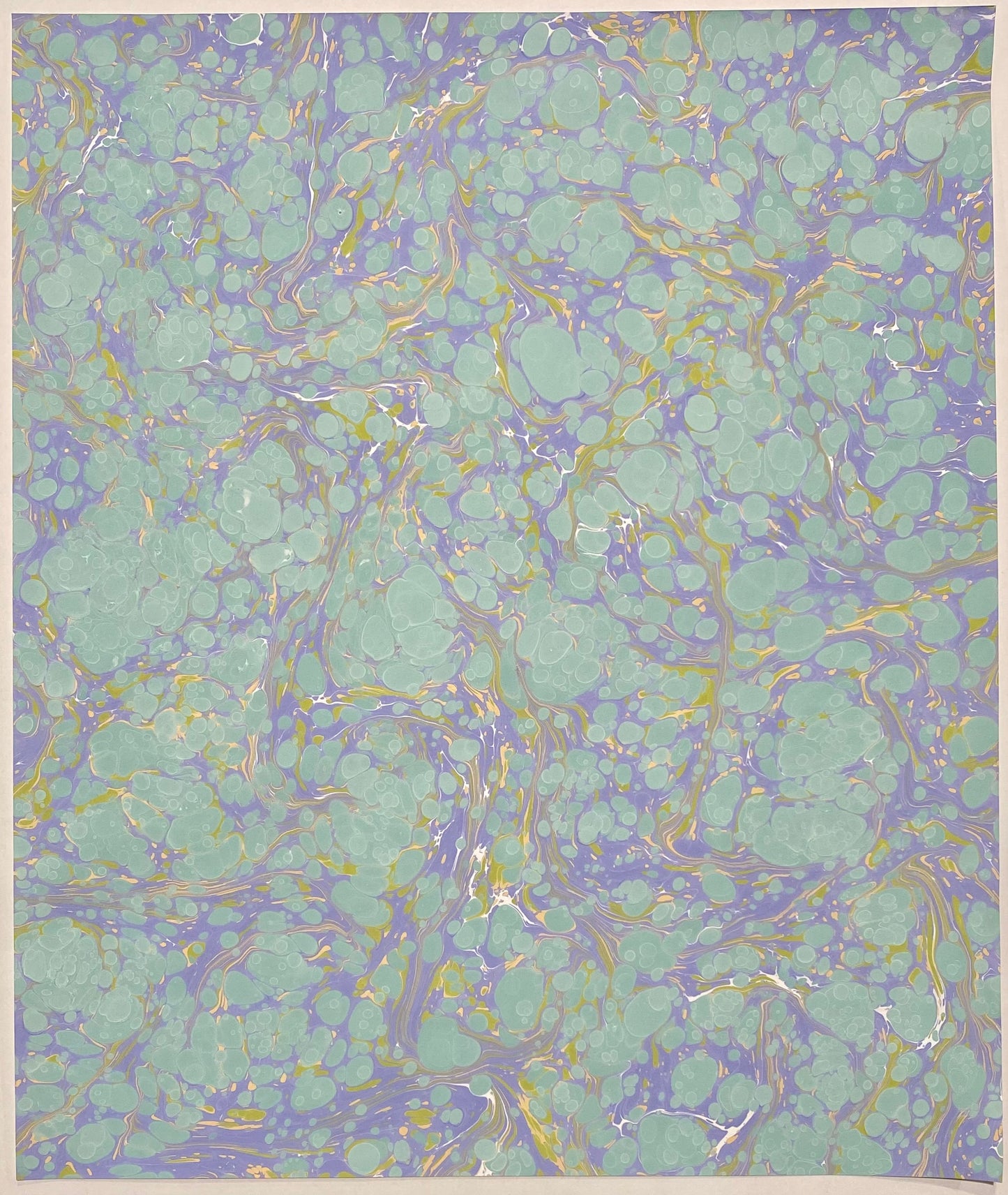 17x20 Hand-Marbled Paper P553