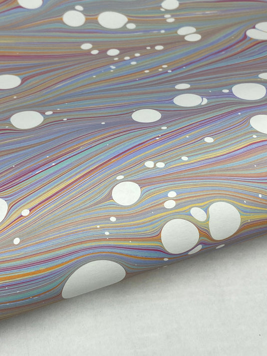 Full Sheet Hand-Marbled Paper P521