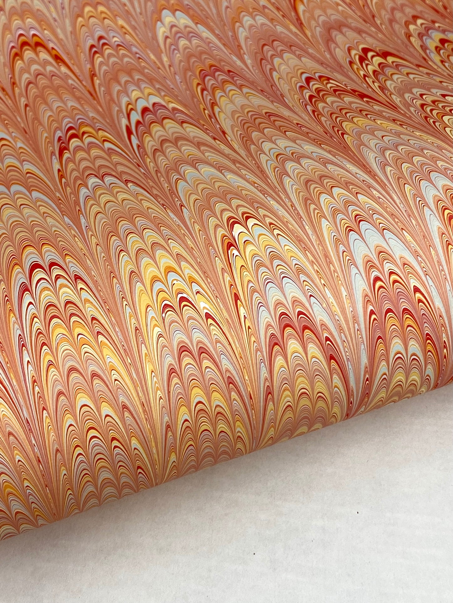 Full Sheet Hand-Marbled Paper P523