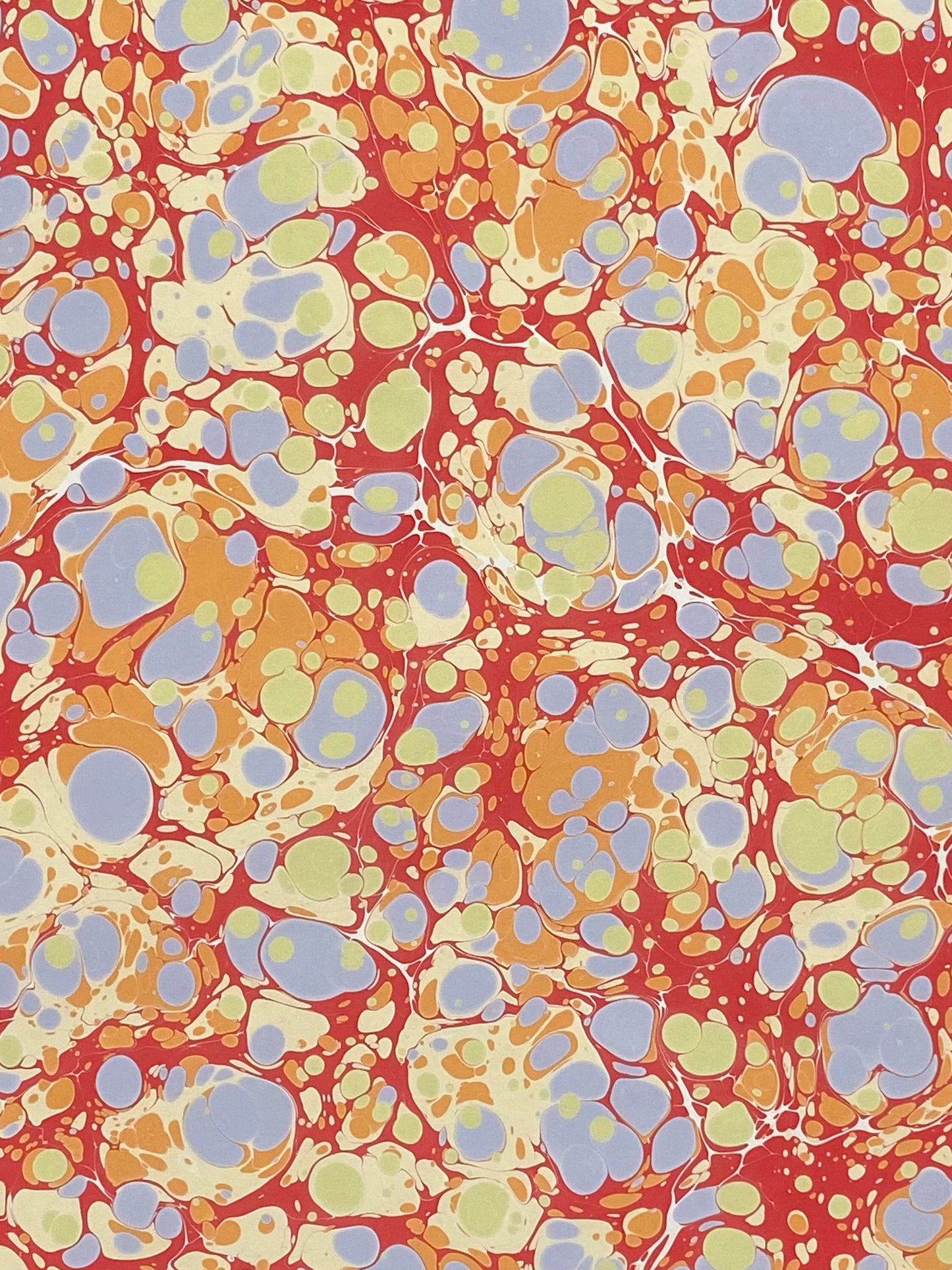 17x20 Hand-Marbled Paper P560