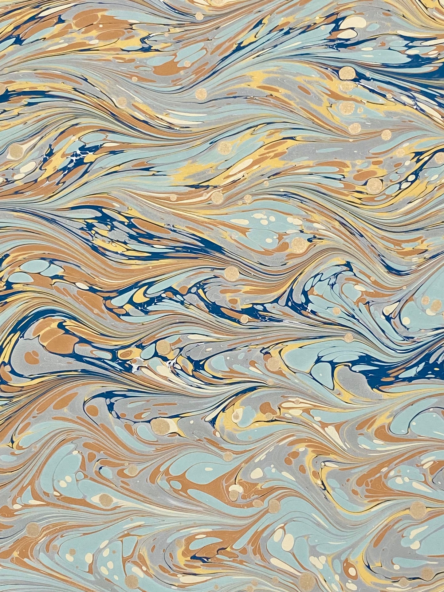 17x20 Hand-Marbled Paper P551