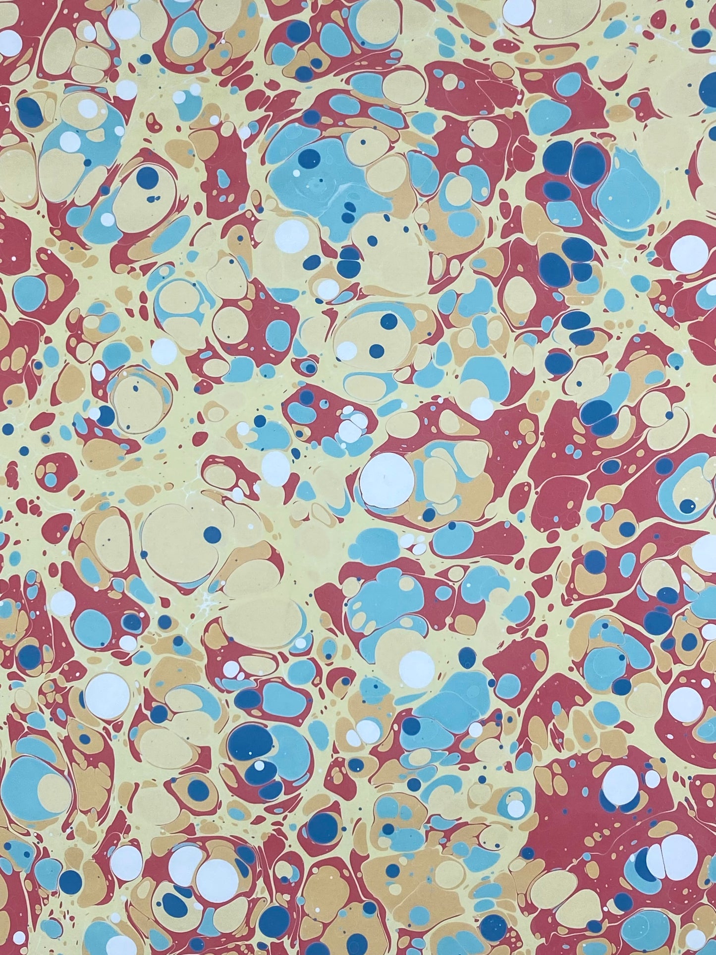 Hand-Marbled Paper M126