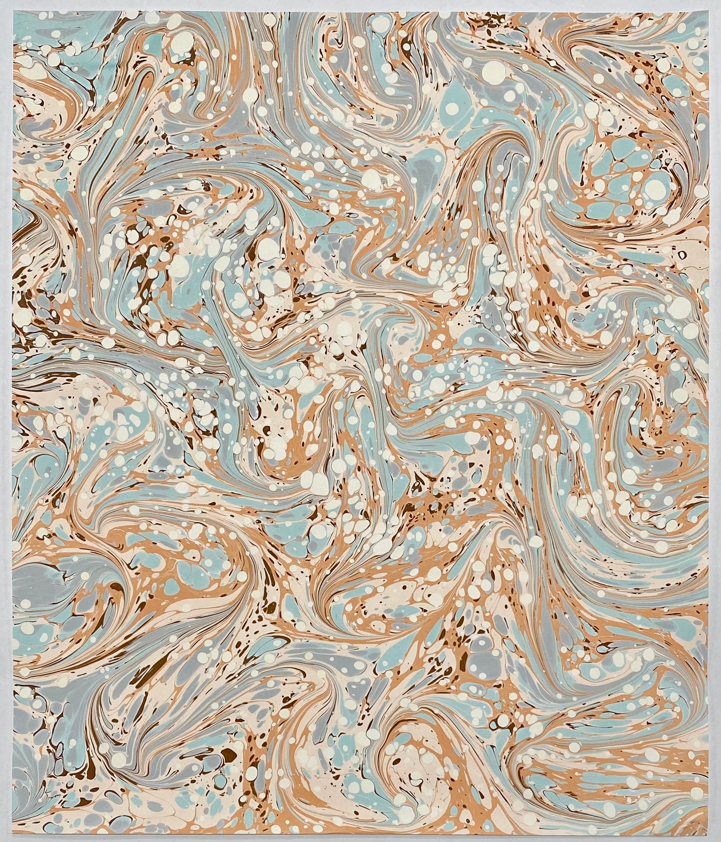 17x20 Hand-Marbled Paper P546