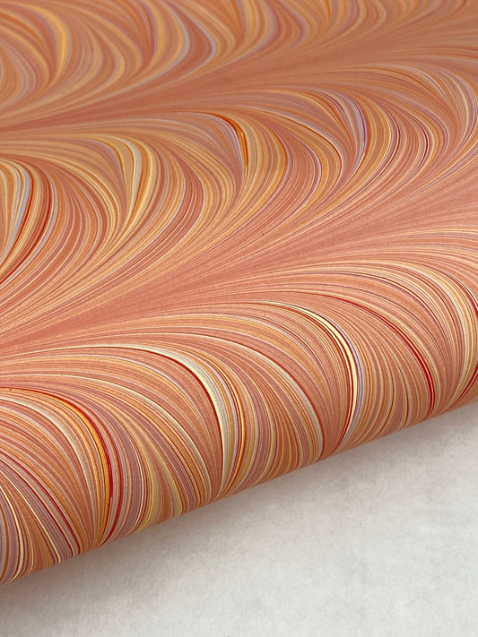 17x20 Hand-Marbled Paper P555
