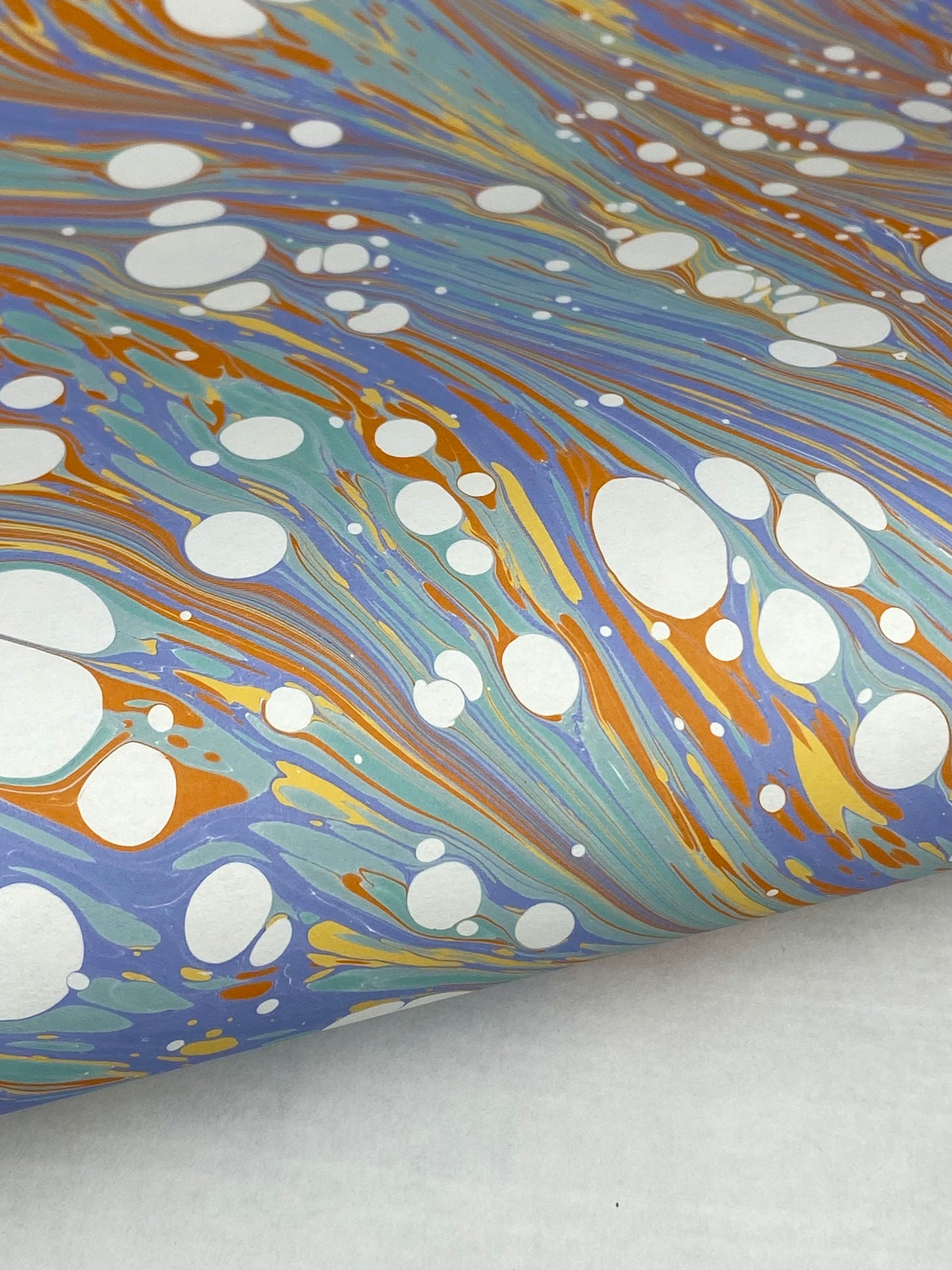 Full Sheet Hand-Marbled Paper P519