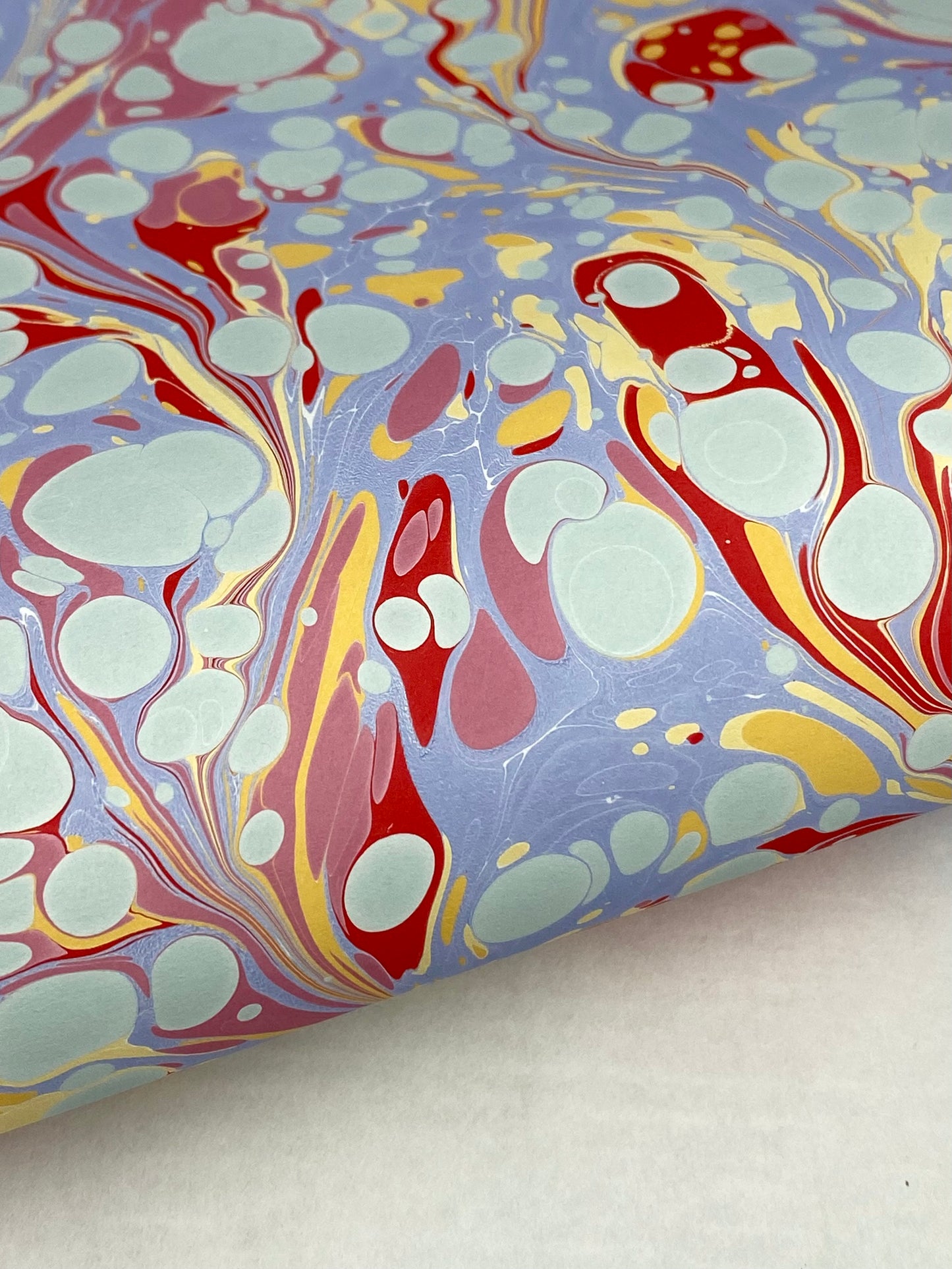 Full Sheet Hand-Marbled Paper P525