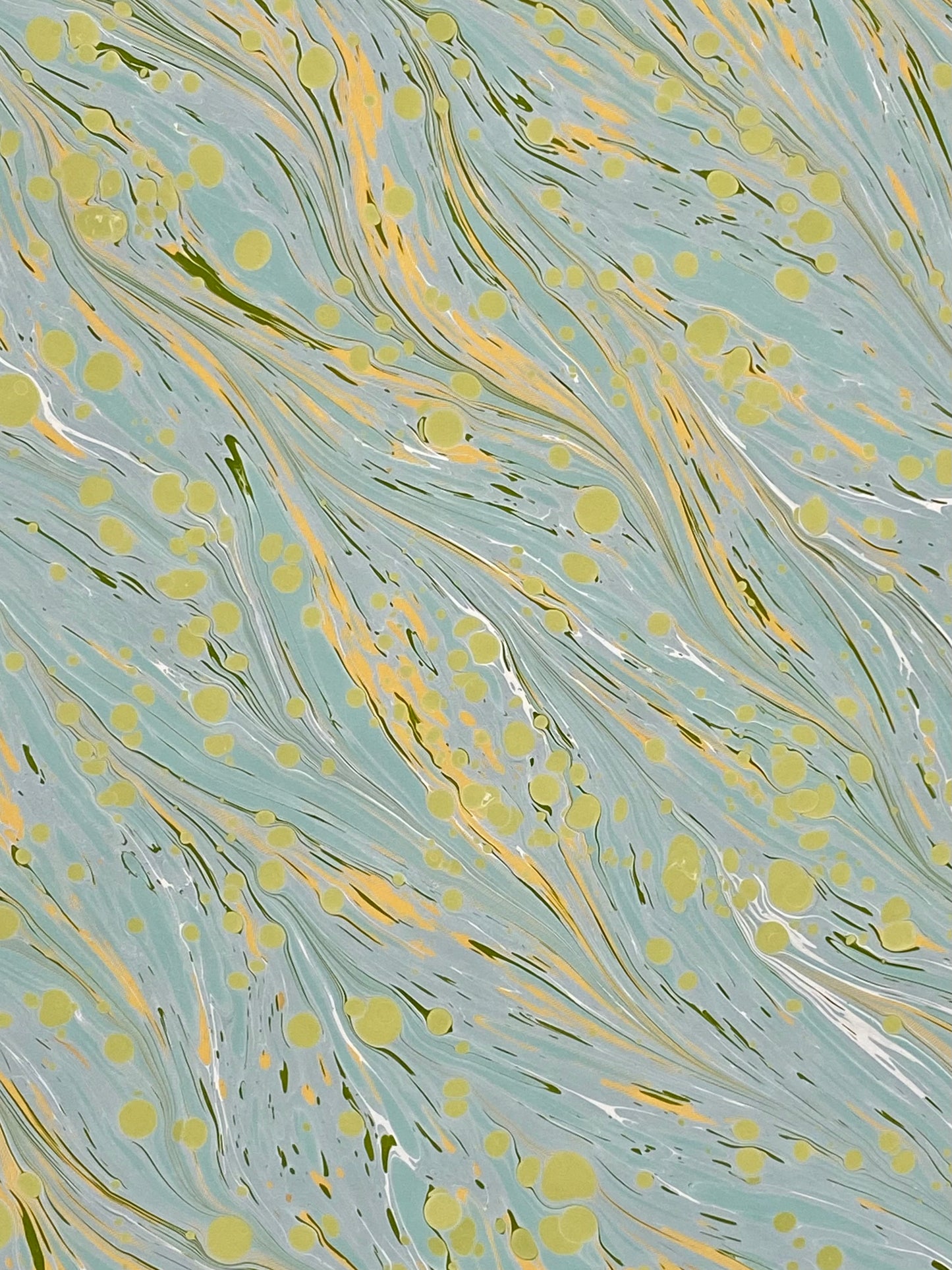 Half-Sheet Hand-Marbled Paper P540H