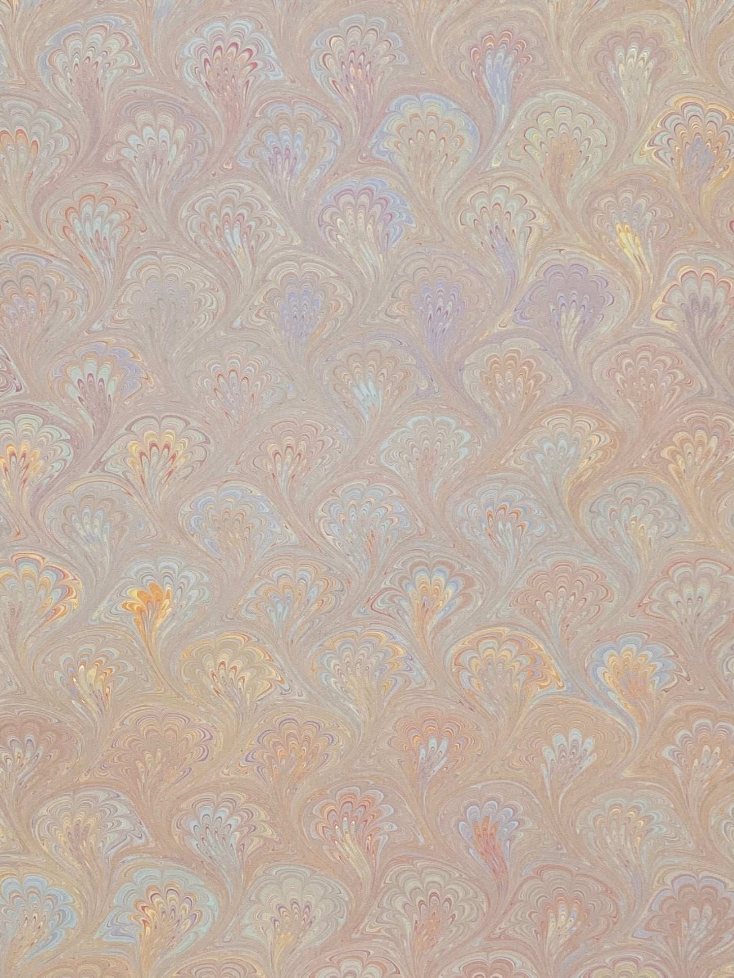 17x20 Hand-Marbled Paper P552