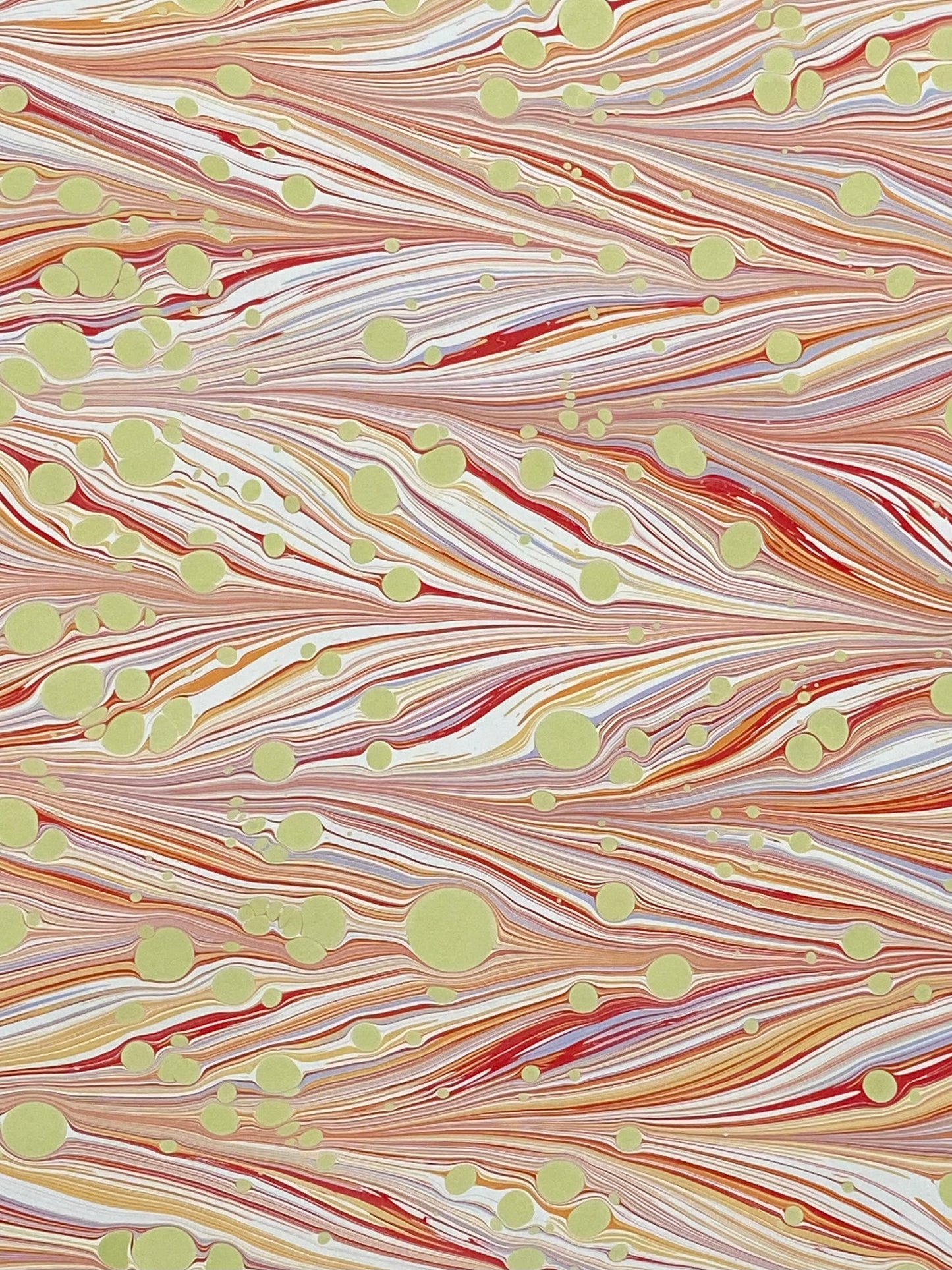 Full Sheet Hand-Marbled Paper P534