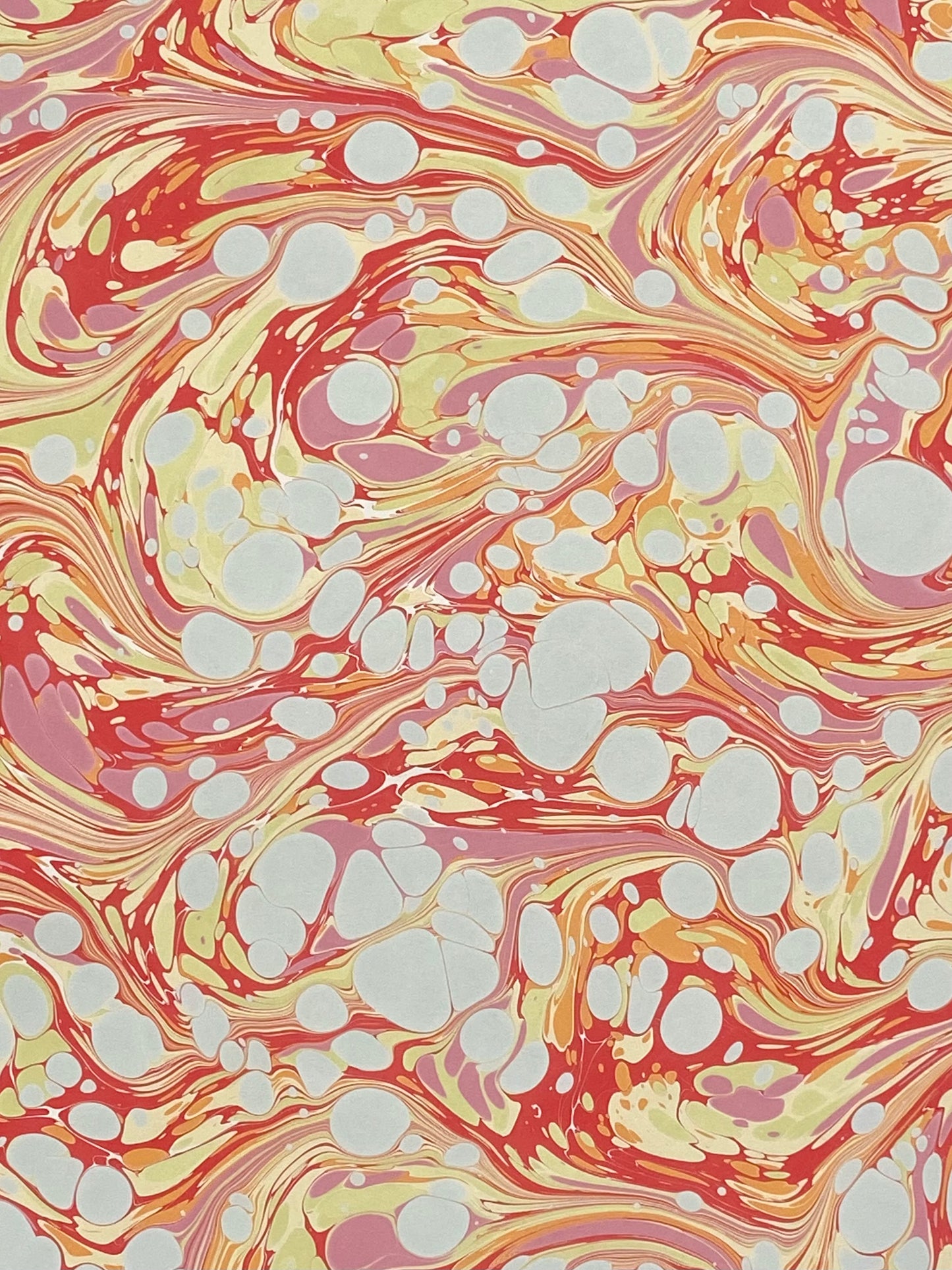17x20 Hand-Marbled Paper P561