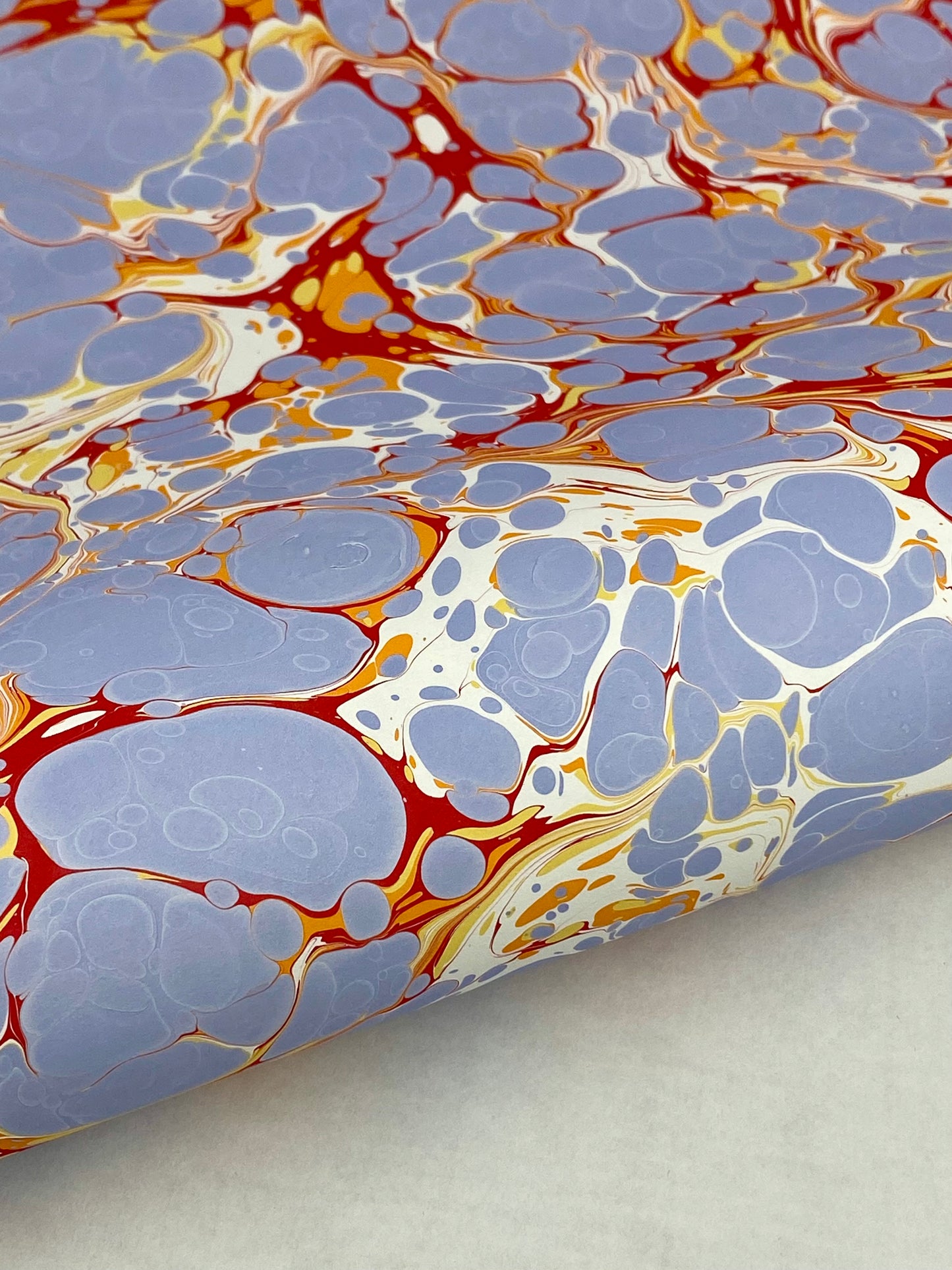 17x20 Hand-Marbled Paper P557