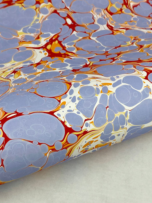 17x20 Hand-Marbled Paper P557