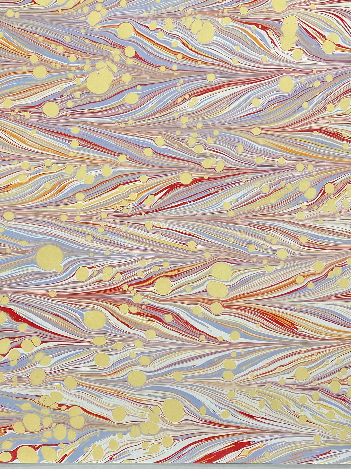 Full Sheet Hand-Marbled Paper P527
