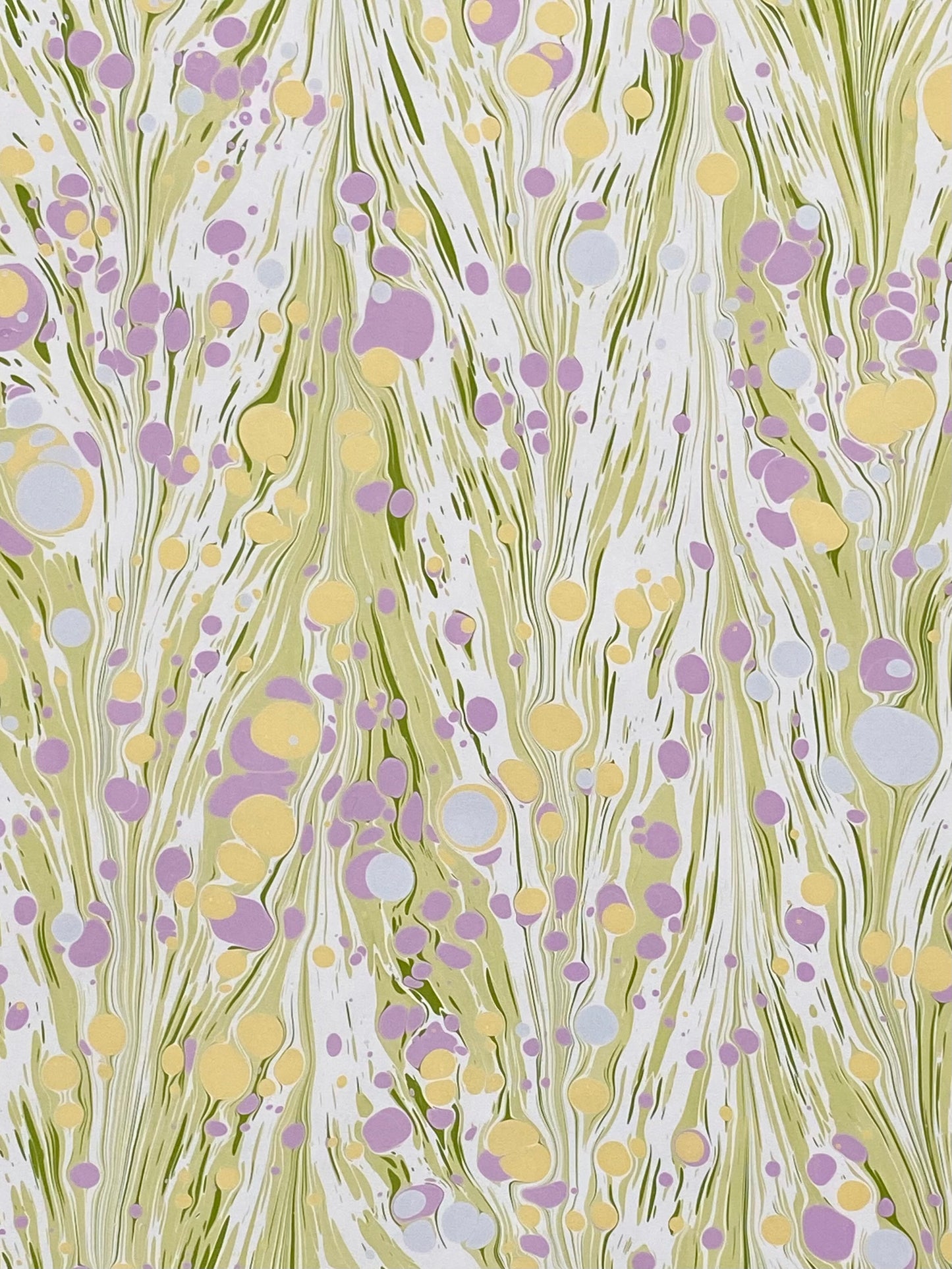 17x20 Hand-Marbled Paper P558