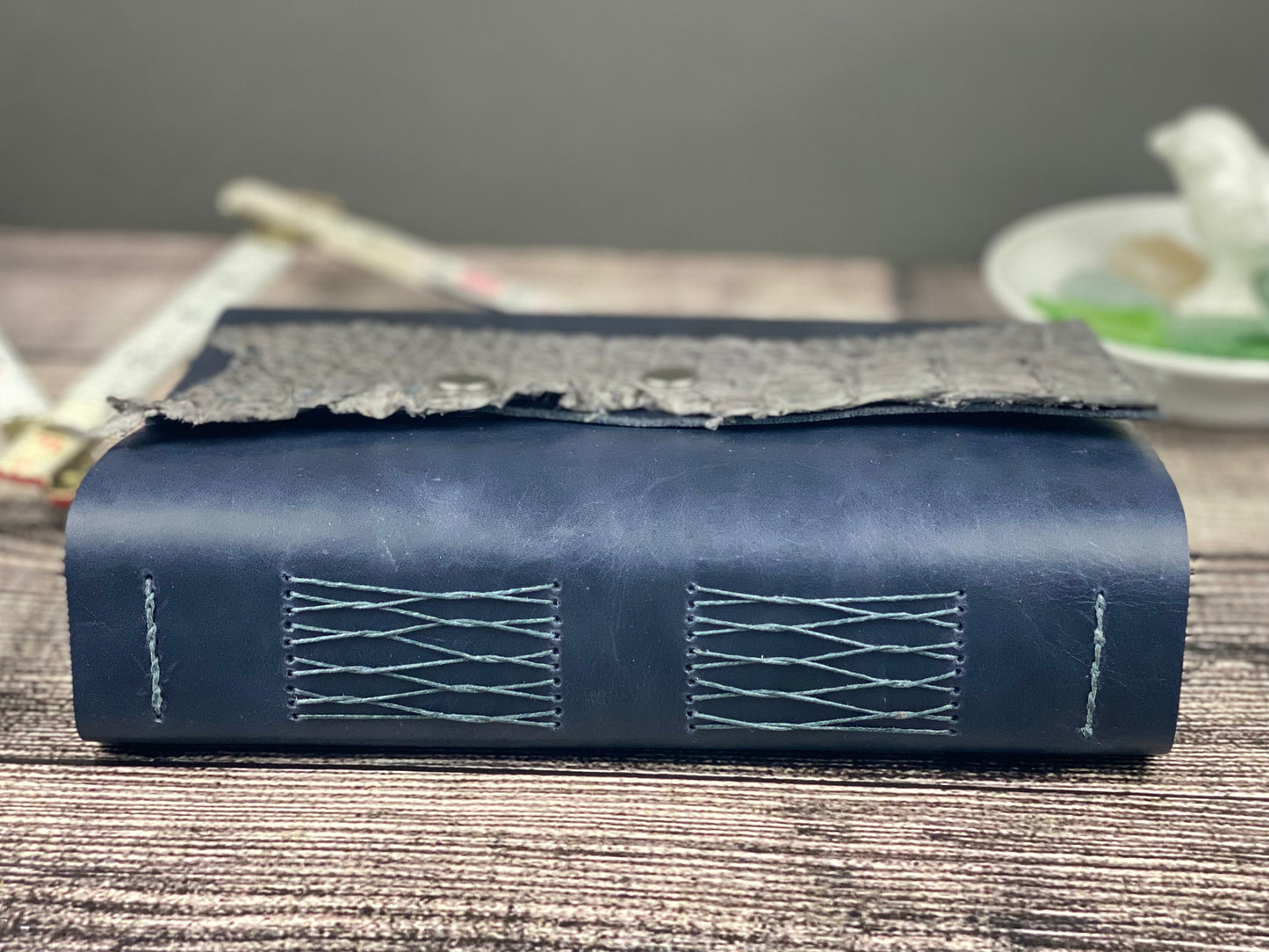 Large Leather Journal - Bison and Caiman