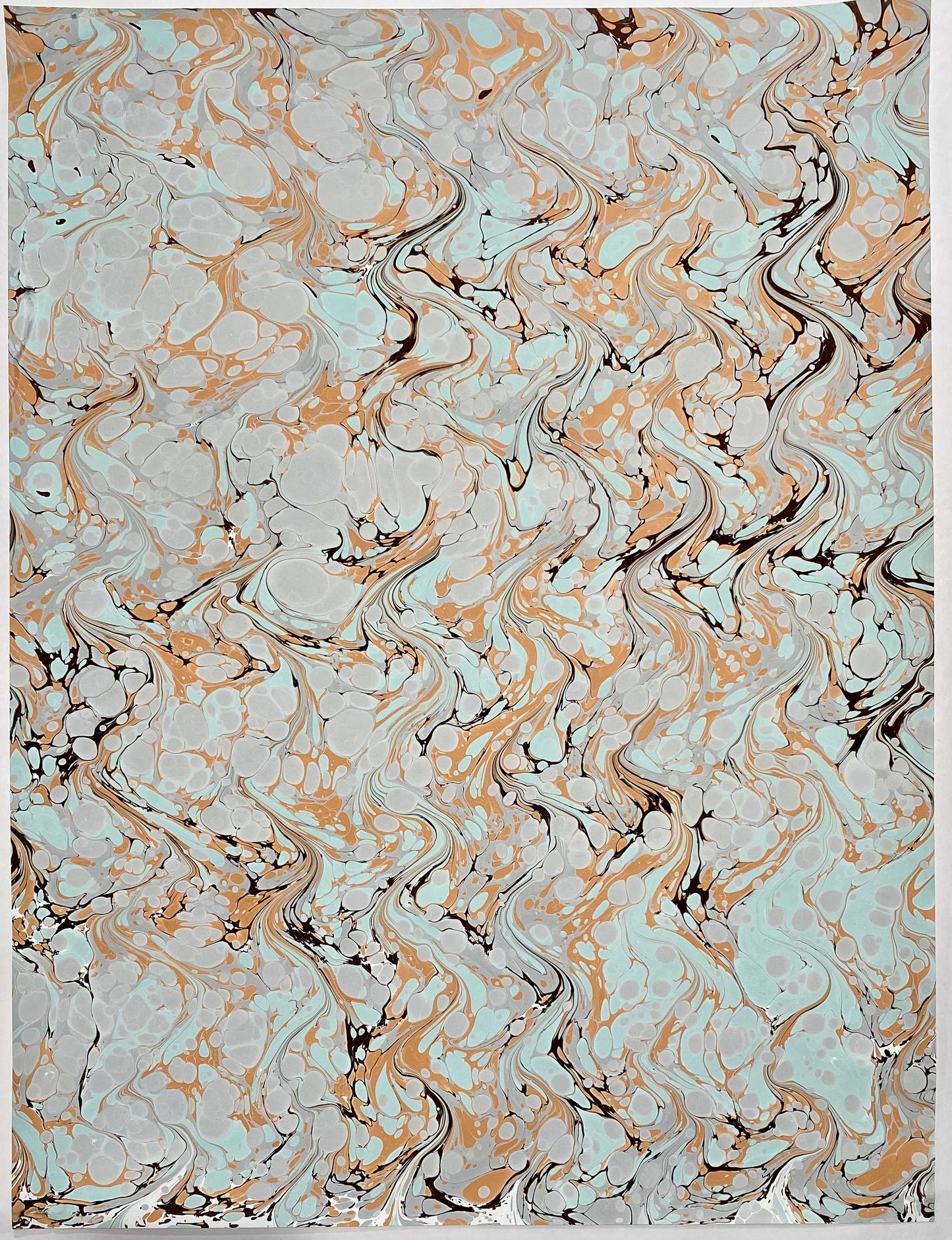 Full Sheet Hand-Marbled Paper P514