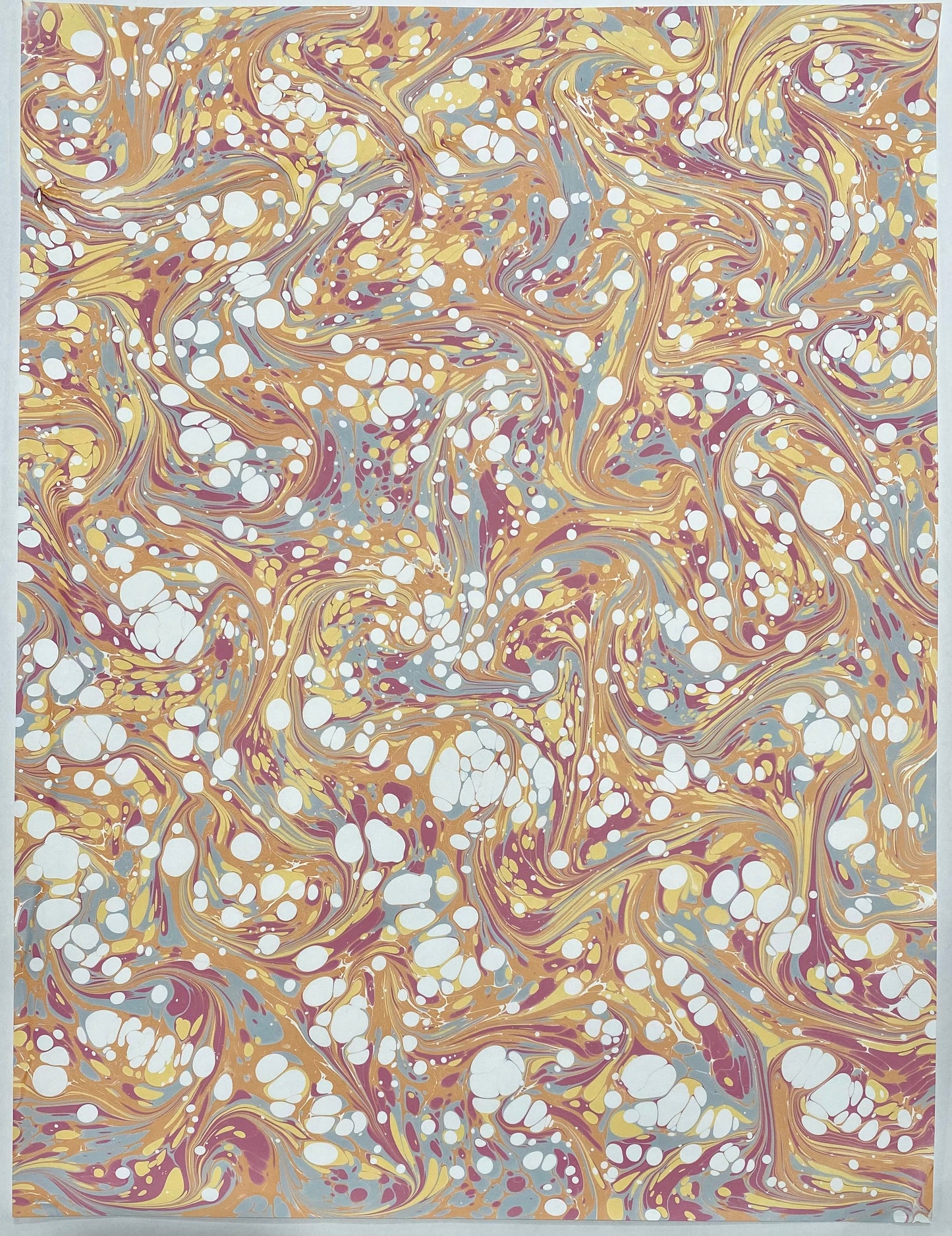 Full Sheet Hand-Marbled Paper P513