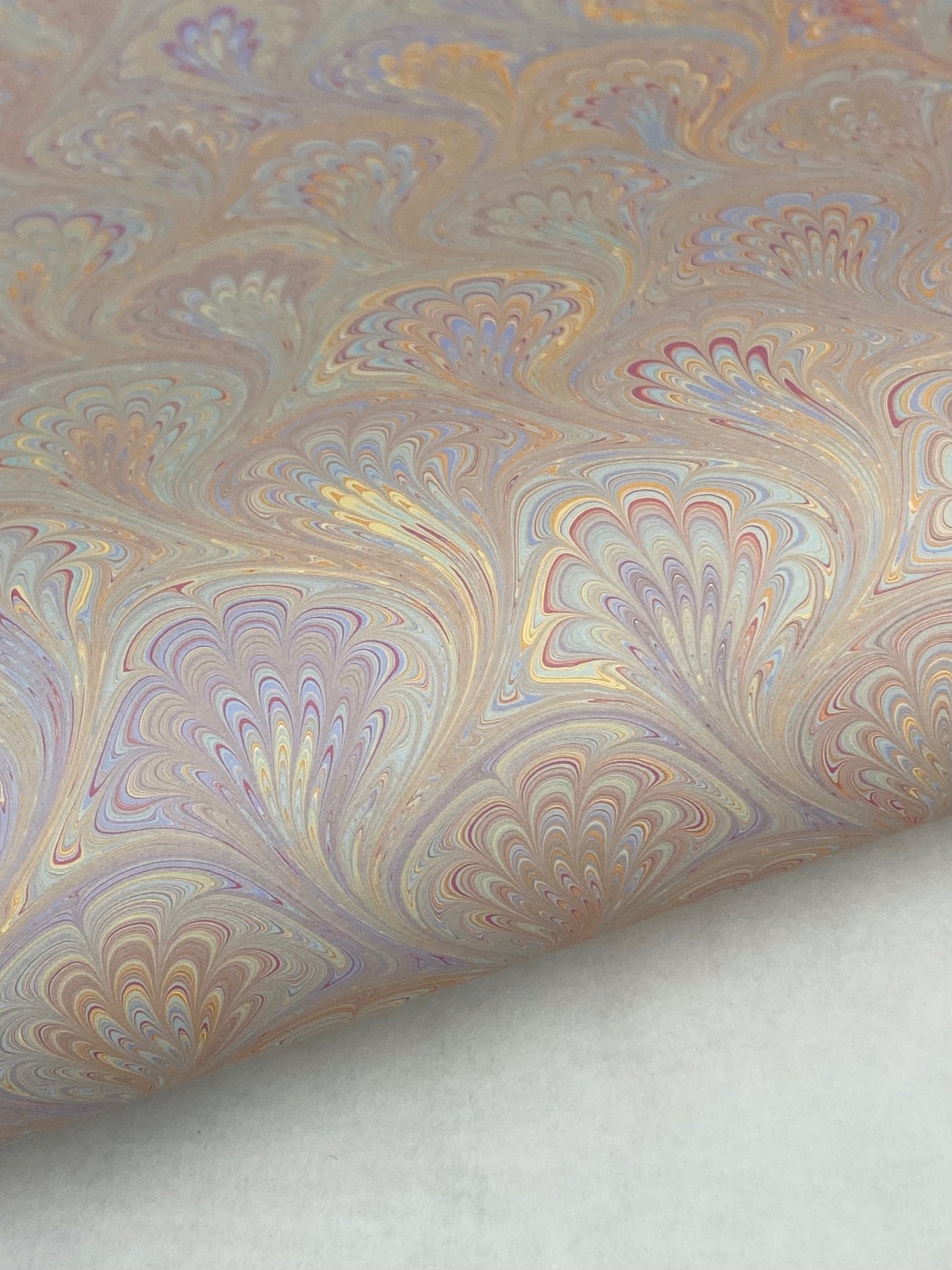17x20 Hand-Marbled Paper P552