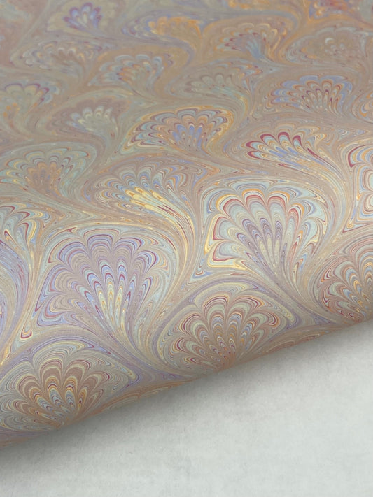 17x20 Hand-Marbled Paper P552