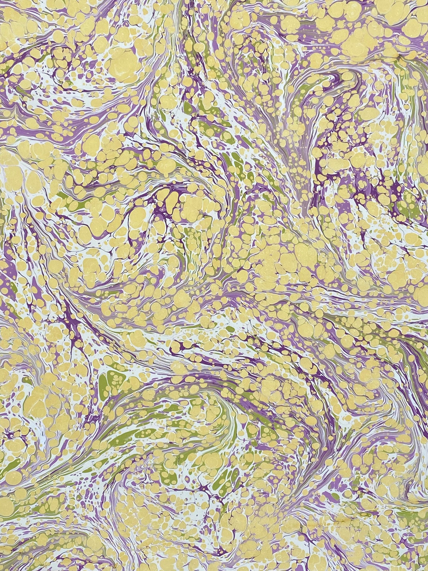 Full Sheet Hand-Marbled Paper P053S