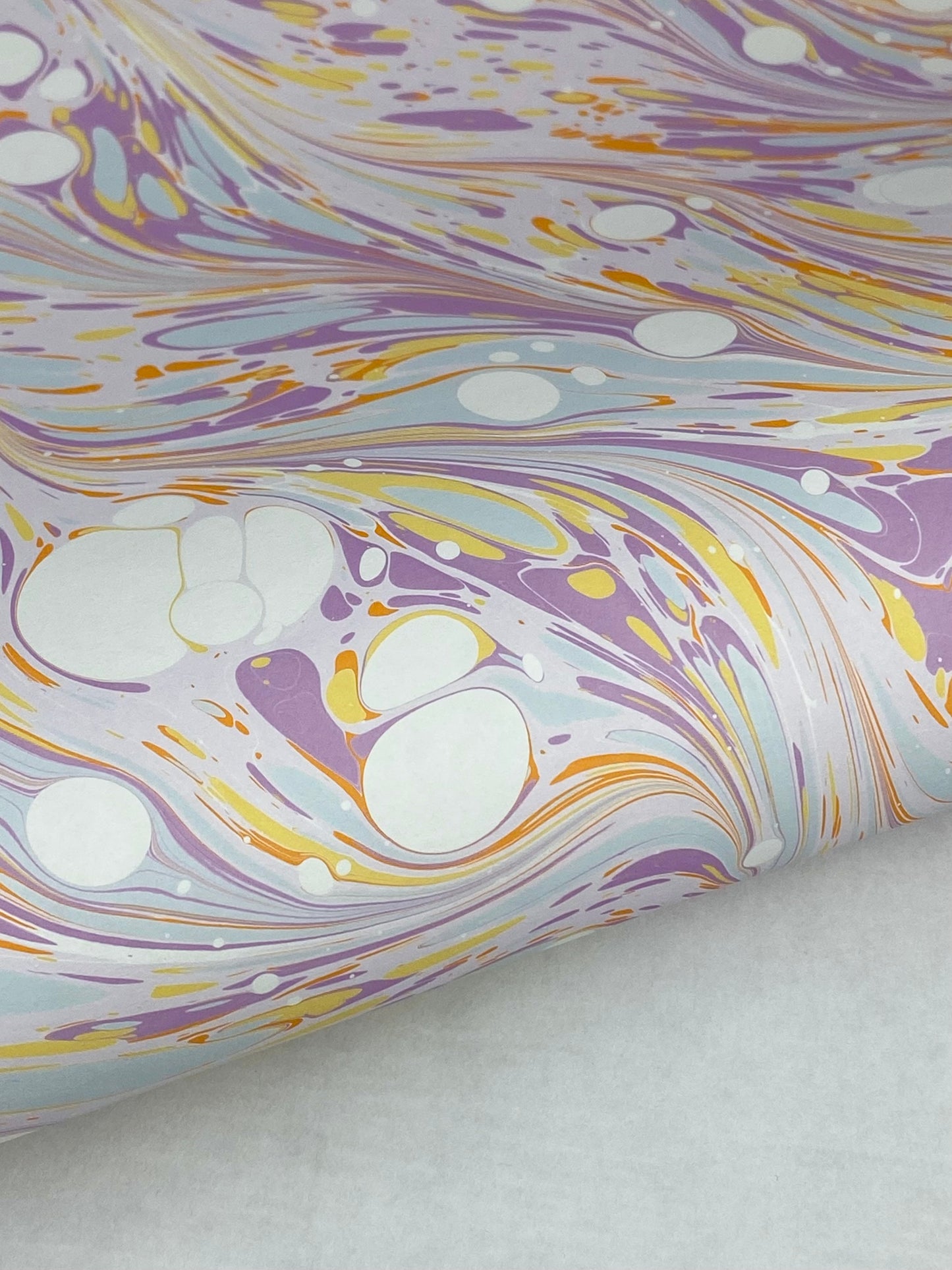 Full Sheet Hand-Marbled Paper P530