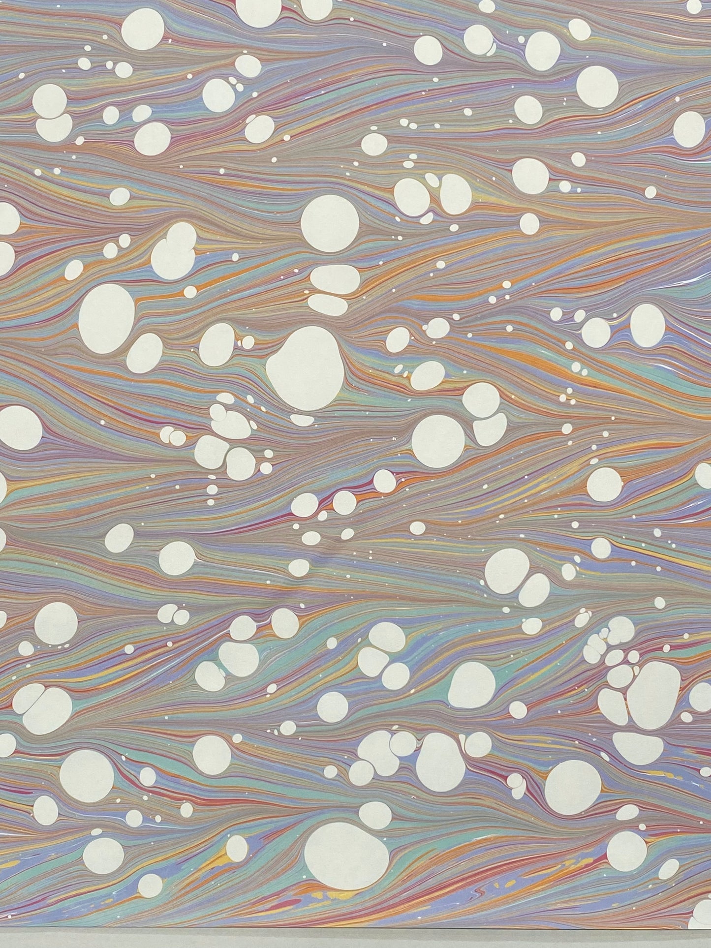 Full Sheet Hand-Marbled Paper P521