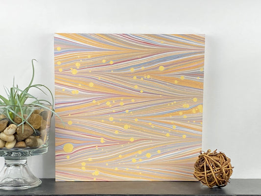 Original 8x8 Marbled Wall Art, Kauai Series #8