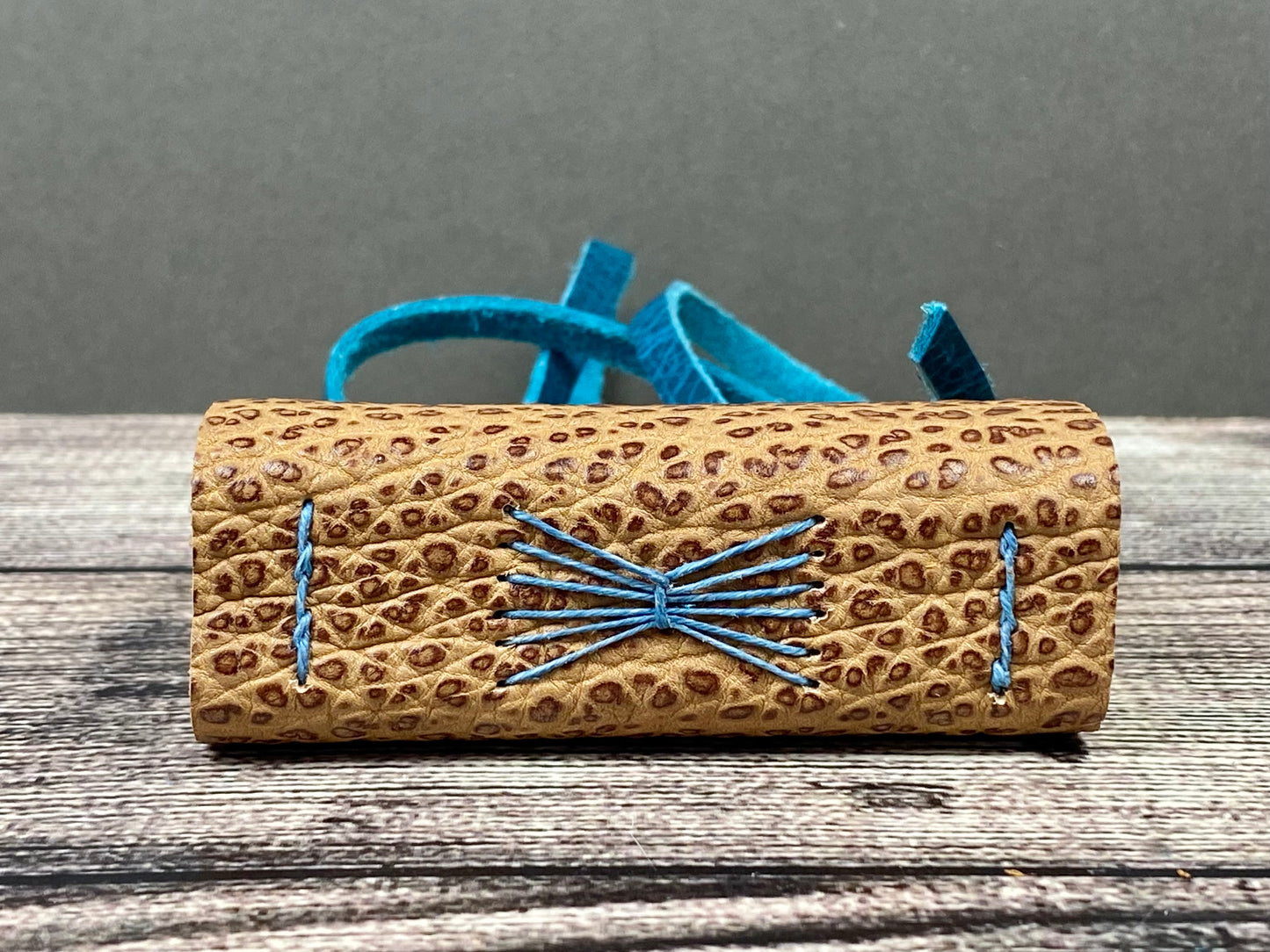 Mini Journal - Shrunken Bison with Turquoise