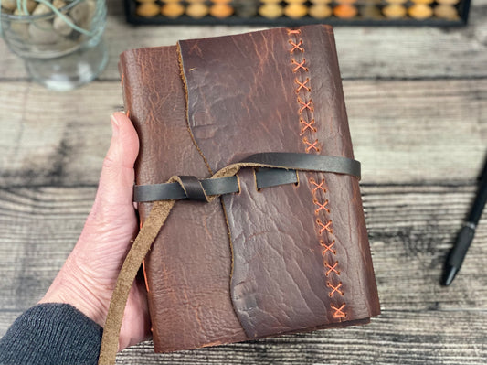 7x5 Sketchbook Journal in Walnut Bison